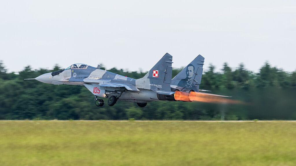 105 Polish Air Force MiG-29A Fulcrum ILA Berlin 2016